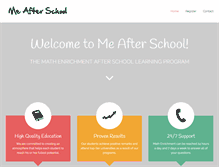 Tablet Screenshot of meafterschool.org